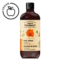 Gel - spuma de baie Turmeric si Ulei de Dovleac, Green Pharmacy | 500 ml