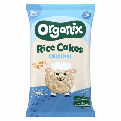 Rondele de orez Clouds, 7 luni+,Organix | 40 grame