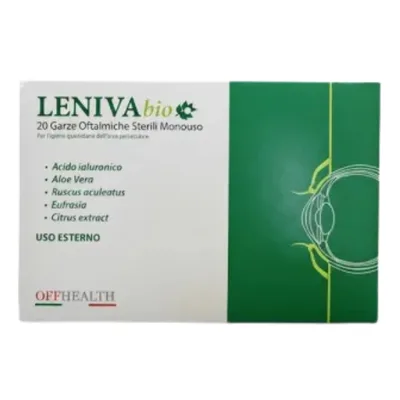 Servetele oftalmice sterile Leniva Bio, Off Italia | 20 buc.