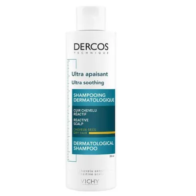 Sampon ultra calmant pentru par uscat Dercos, Vichy | 200 ml