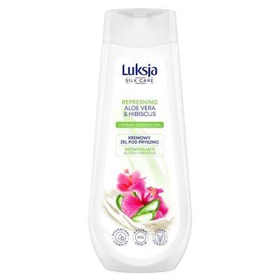 Gel de dus crema SILK CARE Refreshing, Luksja | 500 ml