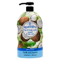 Sampon si gel de dus cu Cocos si Extract Aloe Vera Naturaphy, Blux | 1L
