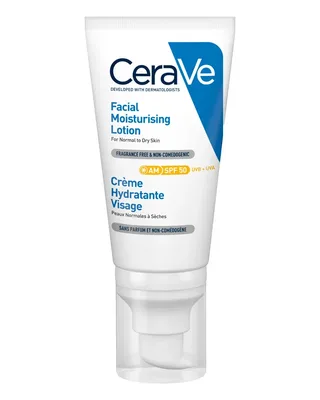 Crema hidratanta pentru ten normal-uscat SPF50, CeraVe | 52 ml