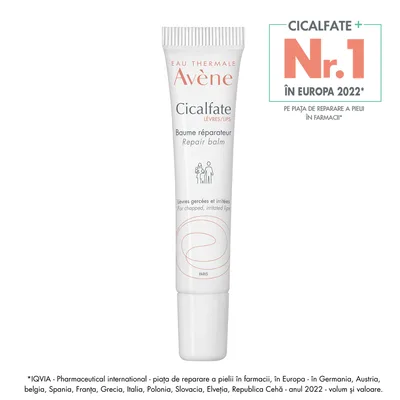 Balsam de buze reparator Cicalfate, 10ml, Avene