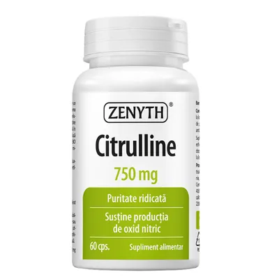 Citrulina 750mg, 60 capsule, Zenyth