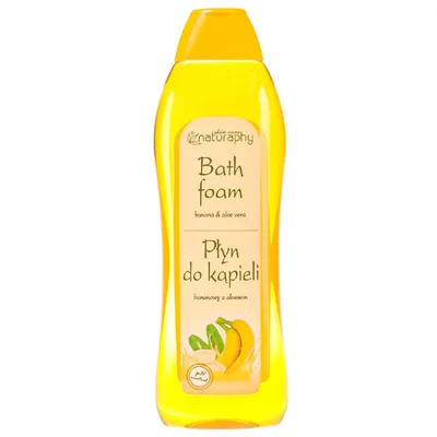Spuma de baie Banane si Extract de Aloe Vera Naturaphy, Blux | 1 l