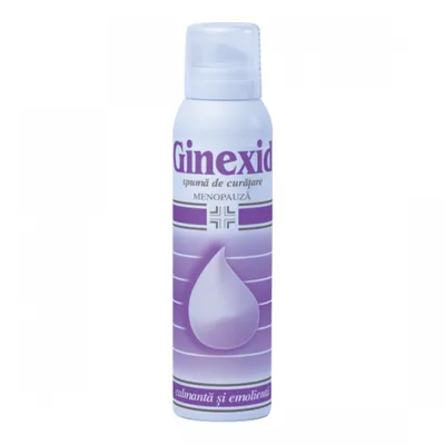 Ginexid spuma de curatare igiena intima la menopauza, Naturpharma | 150 ml