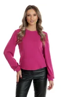 Pulover dama CI25010 fucsia, Cesy | marimea XXL