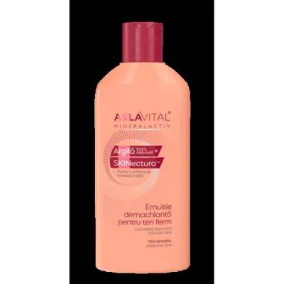 Emulsie demachianta ten ferm MineralActive Aslavital, Farmec | 200 ml