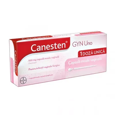 Canesten Gyn Uno 500 mg, Bayer | 1 capsula vaginala