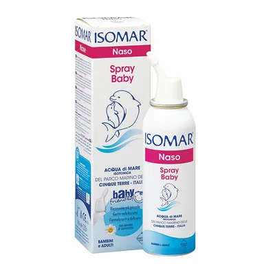 Spray nazal bebelusi +12L Isomar cu apa de mare izotonica si musetel, Euritalia | 100 ml