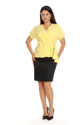 Bluza petrecuta DV23BL46 galben, Dress to Impress | marimea 38