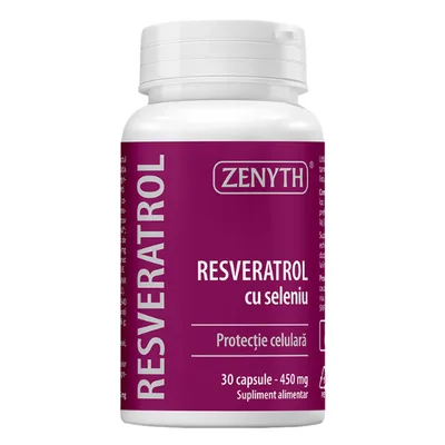 Resveratrol cu Seleniu 450 mg, Zenyth | 30 capsule