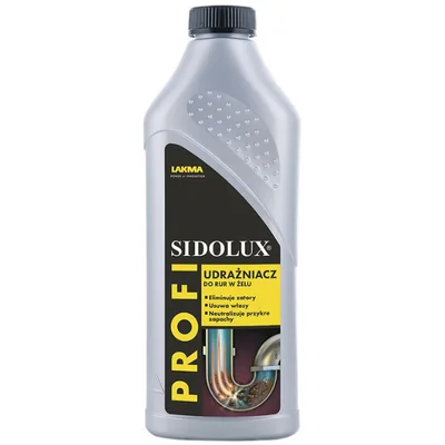 Gel desfundare tevi si conducte Sidolux Profi, Lakma | 1 L