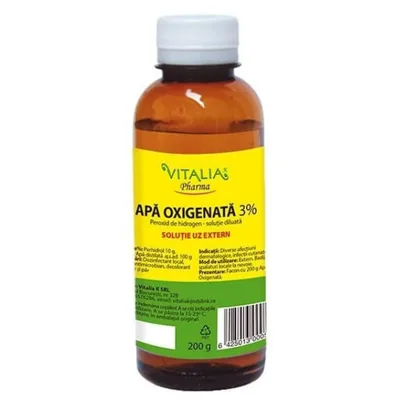 Apa oxigenata 3%, Viva Pharma | 200 g