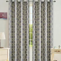 Draperie JACQUARD Gri, Perpetuum | 140 x 245 cm