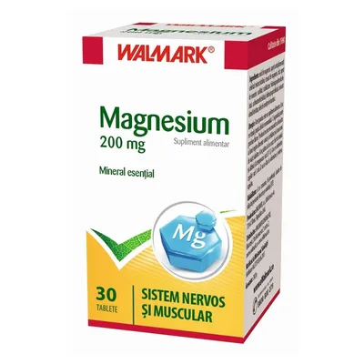 Magnesium 200mg, Walmark | 30 tablete