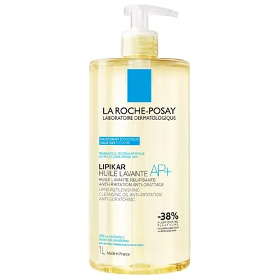 Lipikar Ulei de spalare AP+, pentru pielea uscata cu tendina atopica, LA ROCHE-POSAY | 1L