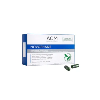 Capsule pentru par si unghii Novophane, 60 capsule, ACM
