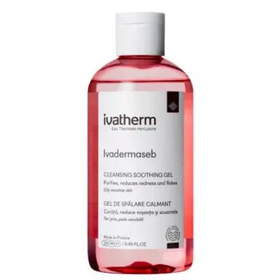 Gel de spalare Ivadermaseb calmant, Ivatherm | 250 ml