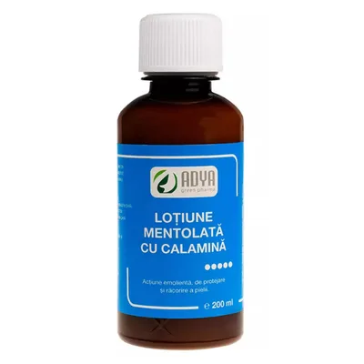 Lotiune mentolata cu calamina, Adya Green Pharma | 200 ml