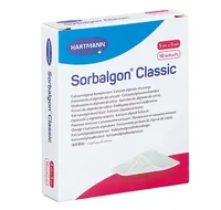 COMPRESE ALGINAT CA 5X5CM SORBALGON CLASSIC