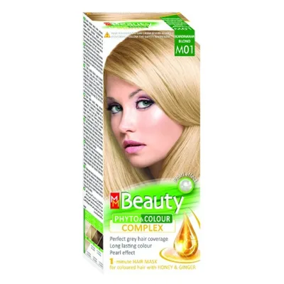 Vopsea de par M01 - Blond deschis, MM Beauty | 110 g