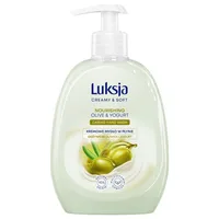 Sapun lichid CREAMY & SOFT cu pompita Nourishing, Luksja | 500 ml