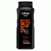 Sampon si gel de dus barbati 3 in 1 SPORT, Luksja | 500 ml