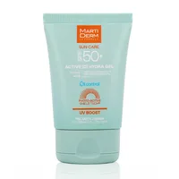 Gel facial hidratant protectie solara SPF50+ Active D Sun Care, Martiderm | 50 ml