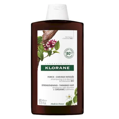 Sampon cu chinina si floare de colt, Klorane | 400 ml