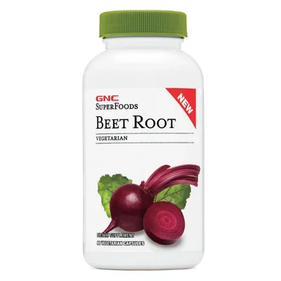 Radacina de sfecla rosie Beet Root, 90 capsule, GNC