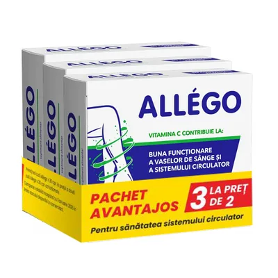 Allego pachet avantajos, 3 la pret de 2, Fiterman | 3 x 30 comprimate