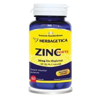 Zinc Forte, 60 capsule, Herbagetica