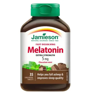 Melatonina 5mg, 35 comprimate sublinguale cu dizolvare rapida, Jamieson