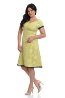 Rochie clini CV22042 verde citrone, Cesy | marimea L