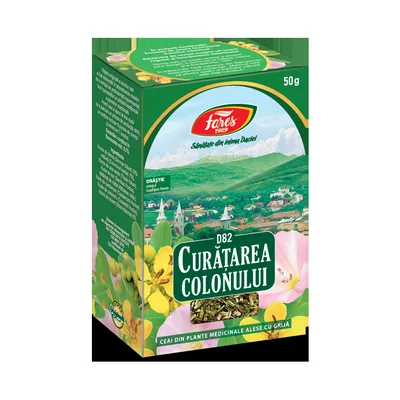 Curatarea colonului, D82, ceai la punga, Fares | 50G