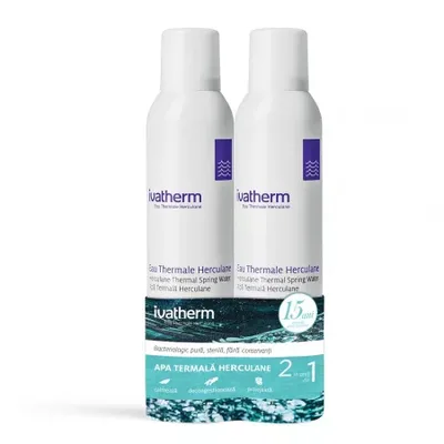 Apa termala Herculane spray, Ivatherm | 200 ml (1+1 CADOU)