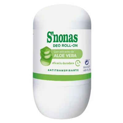 Deodorant roll-on pentru femei S Nonas Aloe Vera, Arom | 50 ml