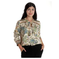 Bluza funda dama ERI23V250 crem/imprimeu stilizat, Eranthe | marimea L