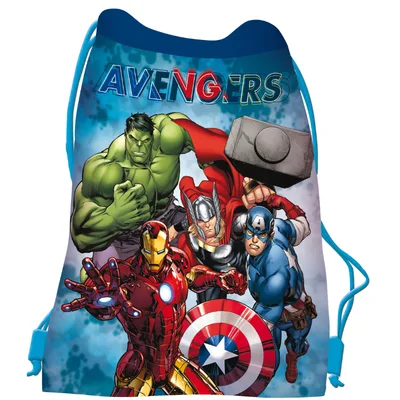 Saculet incaltaminte AVENGERS, STM | 42x31 cm