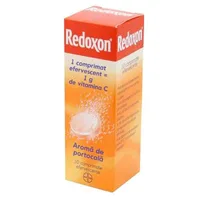 Redoxon cu aroma de portocale 1000 mg, Bayer | 30 comprimate efervescente