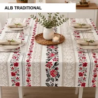Fata de masa teflonata antimurdarire alb traditional 140x180 cm, Ralex | 1 buc
