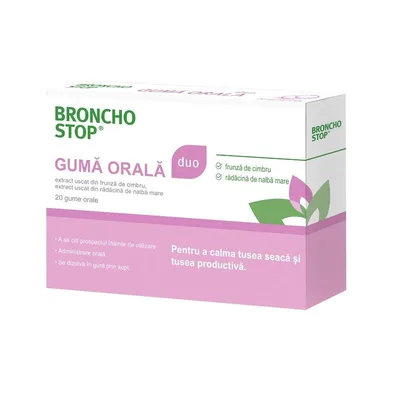 Bronchostop Duo Guma Orala