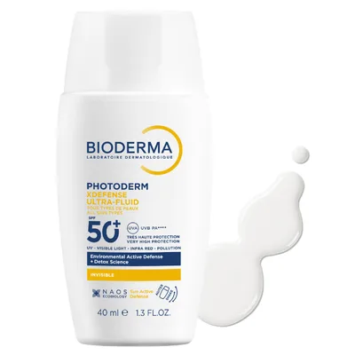 Ultra-Fluid invizibil SPF 50+ Photoderm XDefense, Bioderma | 40 ml