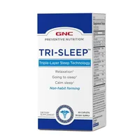 Tri-Sleep Formula Avansată Triplu-Strat pentru Somn Odihnitor, GNC | 60 tablete