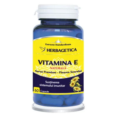 Vitamina E, Herbagetica | 30 capsule
