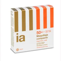 Pudra compacta cu protectie solara SPF50+, Interapothek | 15 g