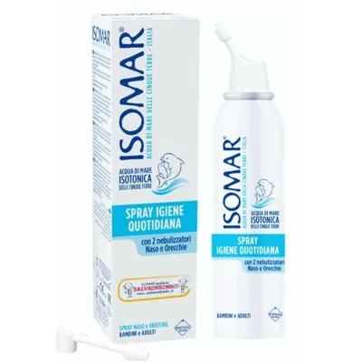 Isomar Spray Nazal si Auricular cu Apa de mare Izotonica pentru nas si urechi, Euritalia | 100 ml