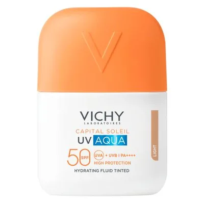 Fluid hidratant colorat SPF50 Capital Soleil UV AQUA Pigment Light, Vichy | 50 ml